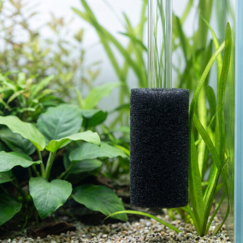 12Pcs Black Pre-Filter Sponge Replacement for Aquarium Filter Intake 2