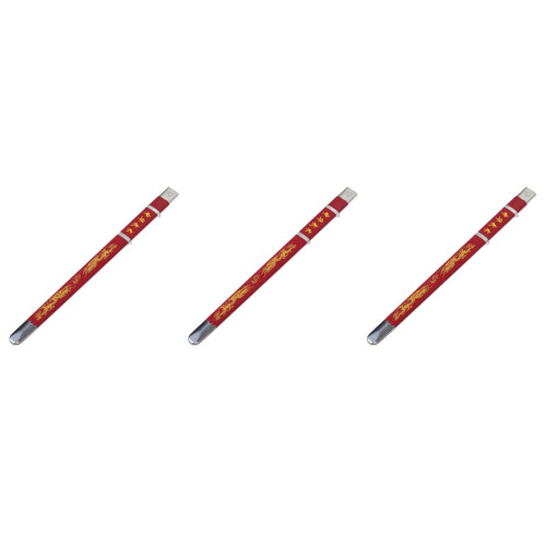 3Pcs Plastic Sword Guards Dark Red Waterproof Tai Chi Sword Scabbards 1