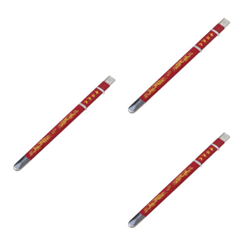3Pcs Plastic Sword Guards Dark Red Waterproof Tai Chi Sword Scabbards 2