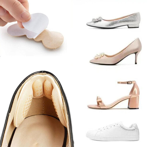 4-Pack - Heel Protectors compatible High Heels - Protects against chafing_multicolor_Surprise Gift 2