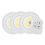 3-pack self-adhesive LED spotlight with remote control 1-pack_Surprise Gift 5