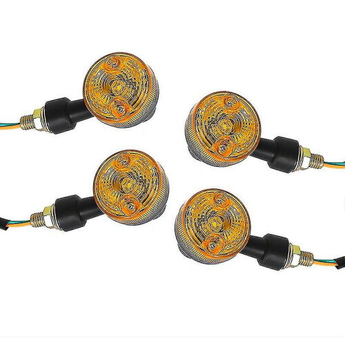 Νέα 4 X LED φλας 6V για μοτοσικλέτα, κίτρινα φλας 6 Volt, δώρο έκπληξης για μοτοσικλέτα 1
