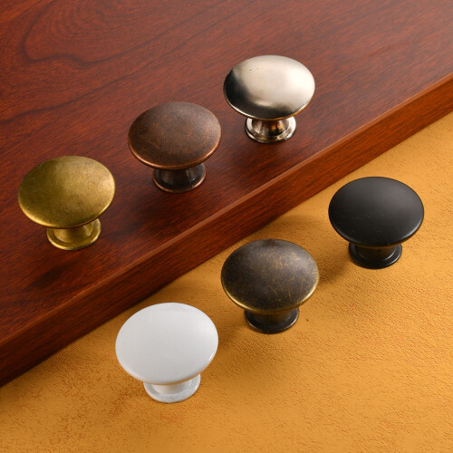 Cabinet handles drawer handles knobs with screws 12-pack_Black_Surprise Gift 1