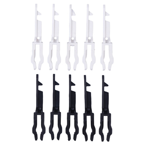 Set van 5 glasbreuk reset sleutels Premium plastic-Zwart 1
