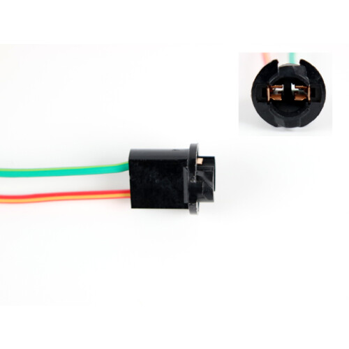 T10 w5w connectors / sockets / adaptor 2-pack hard model_black/Black_Surprise Gift 1