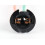 T10 w5w connectors / sockets / adaptor 2-pack hard model_black/Black_Surprise Gift 3