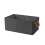 Linen Storage Bin with Steel Frame 18x11x8 in 1