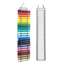 Organisateur de rangement pour vinyles, support suspendu, 24 ou 48 emplacements pour rouleaux