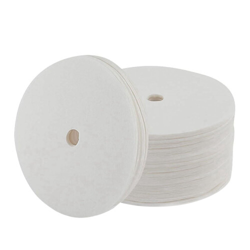 Filtre de cafea albe nealbite pentru percolator, 100 buc.