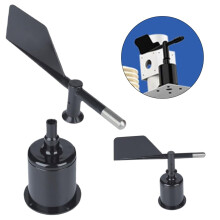 Anemometer zur Windrichtungsmessung, schwarz