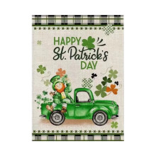 Welcome St Patrick's Day Garden Flag 12x18 in Double-Sided