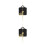2Sets DIY Clock Mechanism Kit Battery Powered Plastic Clock Hands Gold 4