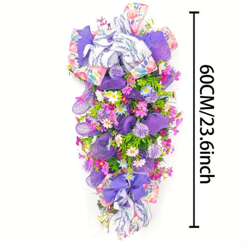 Mother's Day Hydrangea Wreath for Front Door 2