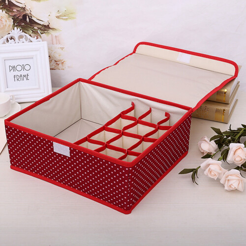 13-Compartment Foldable Underwear Organizer Box 2