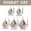 Wall-Mounted Fruit & Vegetable Hanging Basket, Cotton Rope 3