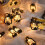LED-lyskæde Retro linnedcylinder 10m 5
