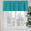 Teal Rod Pocket Valance 42x18 in – Light Filtering 5