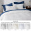 Dekbedovertrekset van dubbel geborsteld polyester – Twin/Twin XL 5