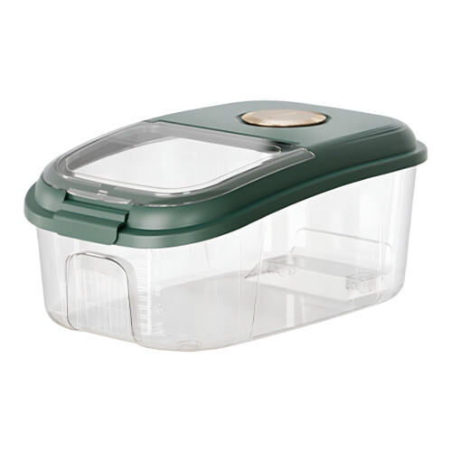 Airtight Rice Storage Container with Lid, Plastic, 1