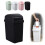 Small Swing-Lid Trash Can – 7L, PP Plastic, Black 2