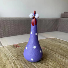 Resin Silly Chicken Garden Statue
