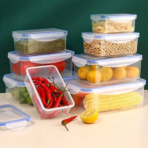 Rectangular Food Storage Containers 4 Sizes