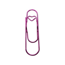 Clip per penne a forma di cuore blu, 20 pezzi