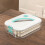 2-Layer Dumpling Box, Transparent Food-Grade Plastic, 1