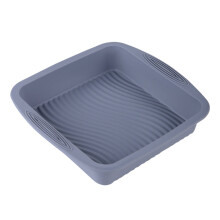 Square Silicone Cake Pan 8x8 Inch Heat-Resistant