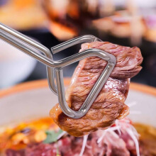 Clip per alimenti da barbecue in acciaio inossidabile 9,84 pollici 1 confezione
