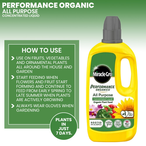 Miracle-Gro Miracle-Gro Organic Liquid Plant Food 800ml 1