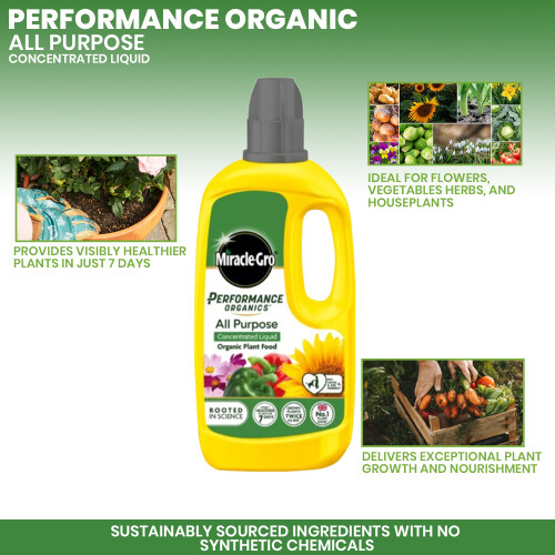 Miracle-Gro Miracle-Gro Organic Liquid Plant Food 800ml 2