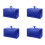 Foldable Storage Bags 69x38x35cm Blue x4 2