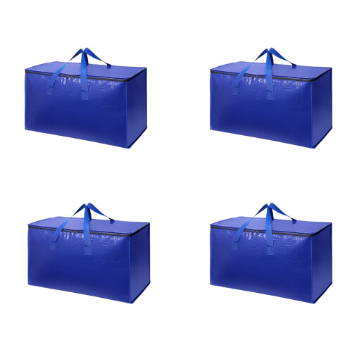 Foldable Storage Bags 69x38x35cm Blue x4 1
