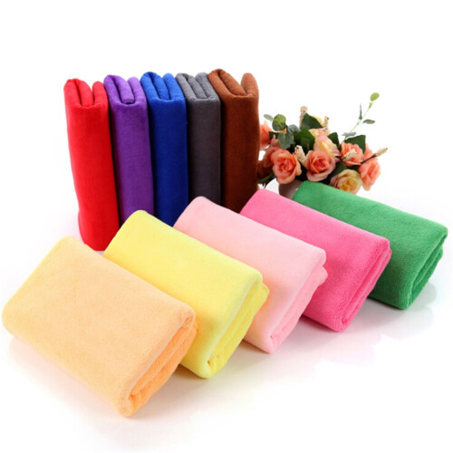 Microfiber Bath Towel Pink 30 x 60 cm 1 Pack 2
