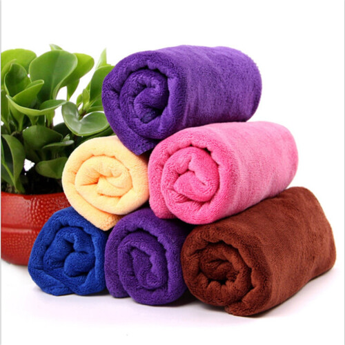 Soft absorbent thin fingertip towel red 1 piece 2