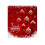Christmas Shower Curtain Red Polyester 90x180cm 3