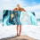 Karymi Extra Large Beach Towel 75x150cm Soft Absorbent 5