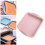 Forma de silicone para bolo, resistente ao calor e própria para forno, 23 cm (9 polegadas) 2