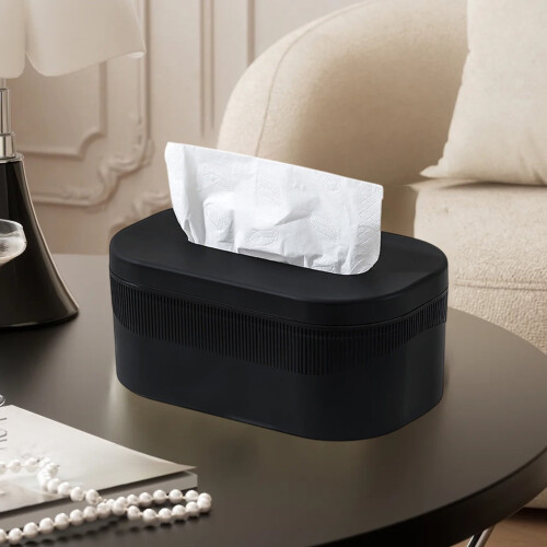 Plastic Tissue Box Holder 21x13x9cm 2