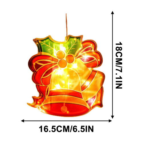 Christmas window hanging LED lights decoration 2