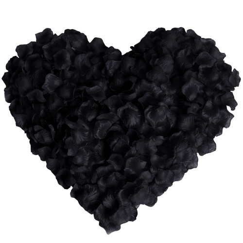100pcs Artificial Burgundy Rose Petals for Wedding Decor 1