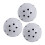 3Pcs Indoor Simulators Dedicated Golf Balls 6 Side 5 Dots 1
