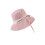 Breathable Sun Hat Adjustalbe Drawstring Large Brims-Pink M 1