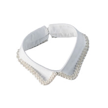 False Collar Casual Decorative Strass Collar Elegant-White