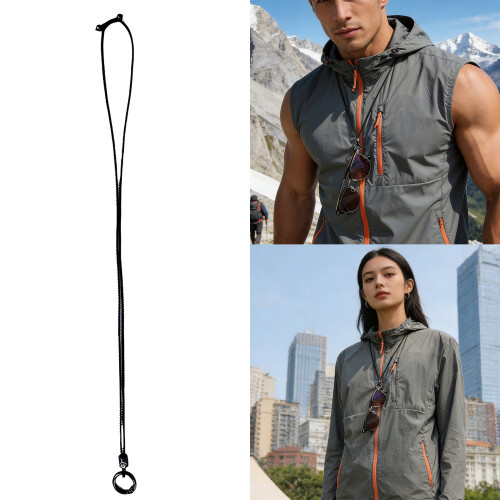 Versatile Reading Glasses Lanyard Cord Eyeglass Chain-Black 2