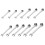 Ergonomic Double Ended Ratchet Wrench Spanner For Heavy-12mm 4