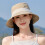 Breathable Sun Hat Adjustalbe Drawstring Large Brims-Pink M 7