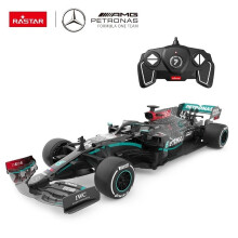 Afstandsbediening Mercedes F1-auto, schaal 1:18, volledige controle