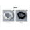Detachable False Collar Pearls Beaded Lapel Accessory for-Black 3